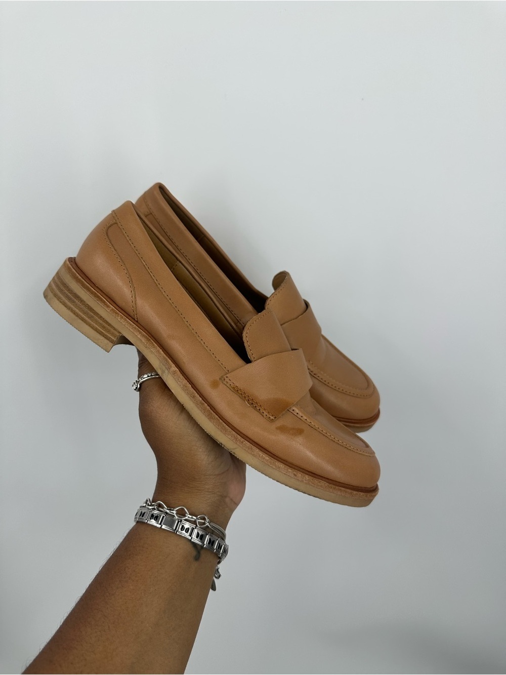 Crown Vintage Brown Loafers Shoes Woman's Size 7.5 Preppy Academia - Picture 5 of 11